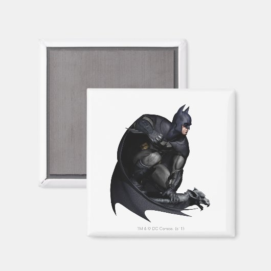 Batman Crouching Magnet (Vorderseite/Rückseite)