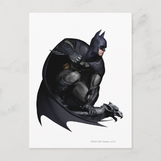 Batman Crouching Postkarte (Vorderseite)
