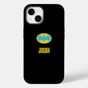 Batman   Cyan-Streifen-Symbol iPhone 14 Hülle