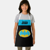 Batman | Cyan Stripes Symbol Schürze (Insitu)