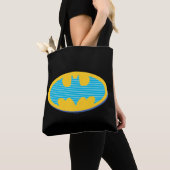 Batman | Cyan Stripes Symbol Tasche (Von Nahem)
