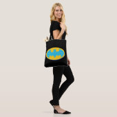 Batman | Cyan Stripes Symbol Tasche (Am Model)