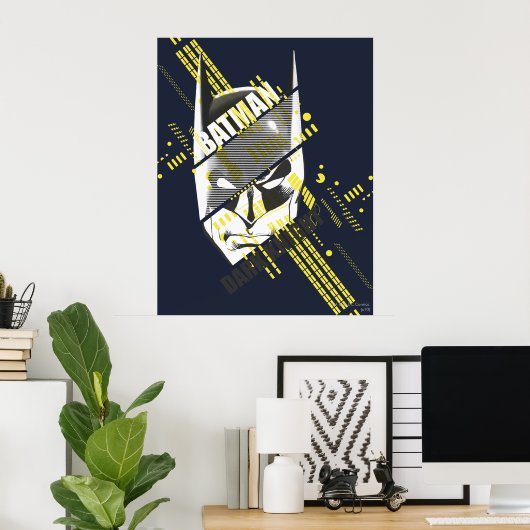 Batman Dark Knight Futuristic Poster (Heimbüro)