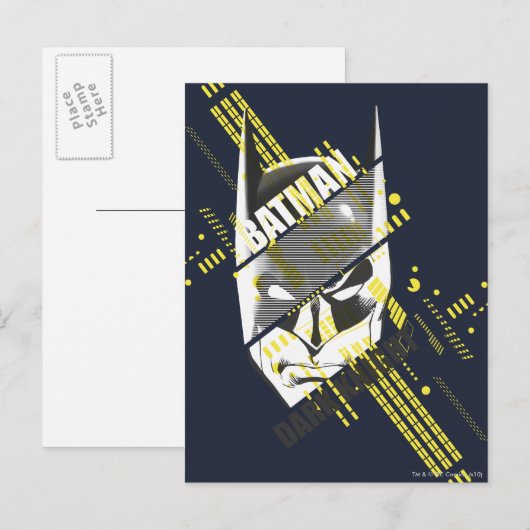 Batman Dark Knight Futuristic Postkarte (Vorne/Hinten)