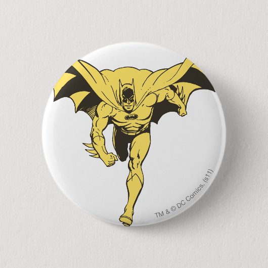 Batman Dash Gelb Button (Vorderseite)