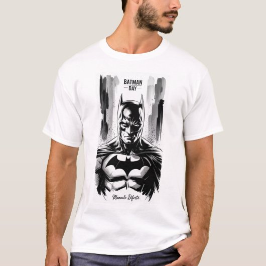 Batman Day - Noir Ink Edition T-Shirt (Vorderseite)