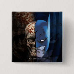 Batman de los Muertos Button