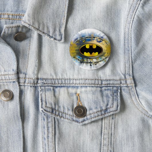 Batman Decorated Logo Button (Beispiel)