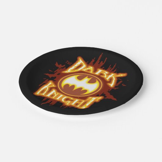 Batman | Der dunkle Ritter Pappteller (Schrägansicht)