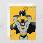 Batman, der mit Bombe läuft Postkarte (Vorne/Hinten)
