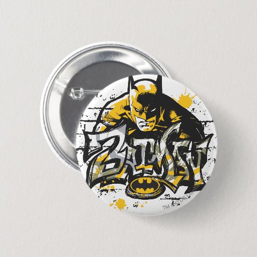 Batman Design 10 Button (Vorne & Hinten)