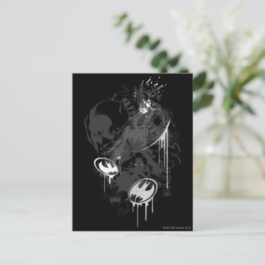 Batman Design 8 Postkarte (Stehend Vorderseite)