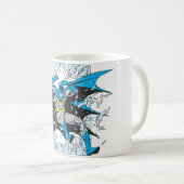 Batman durchbricht Glas Kaffeetasse (VorderseiteRechts)