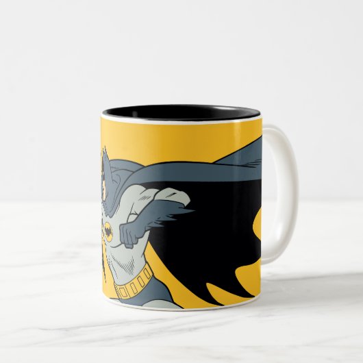 Batman Dynamic Punch Action Zweifarbige Tasse (VorderseiteRechts)