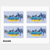 Batman | EINHEITEN Rechteckiger Aufkleber (Blatt)