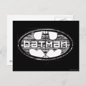 Batman | Entwurf des Logos Postkarte (Vorne/Hinten)
