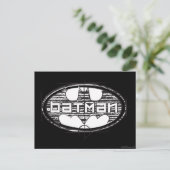 Batman | Entwurf des Logos Postkarte (Stehend Vorderseite)