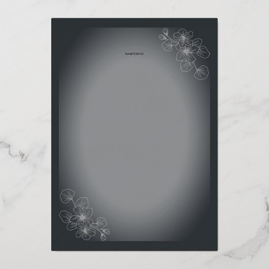 Batman-Entwurf Folieneinladung (Vorderseite)