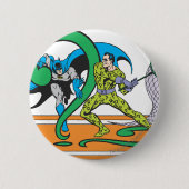 Batman Fights Riddler Button (Vorderseite)