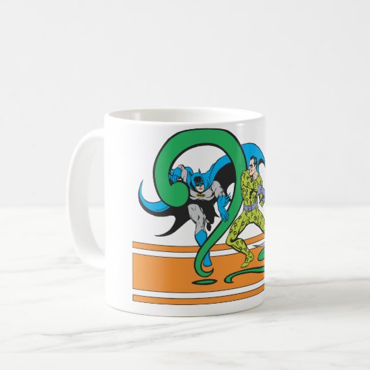 Batman Fights Riddler Kaffeetasse (Vorderseite Links)