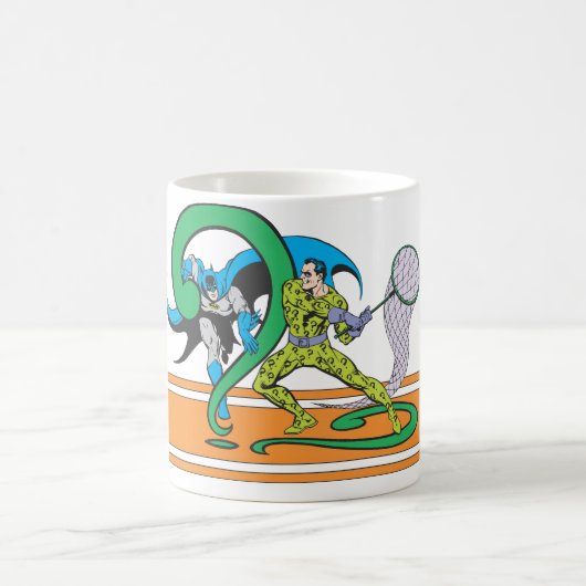 Batman Fights Riddler Kaffeetasse (Mittel)