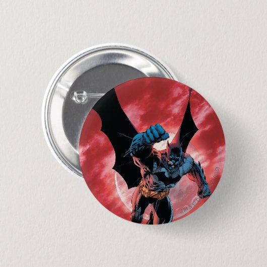 Batman Firey Sky Button (Vorne & Hinten)