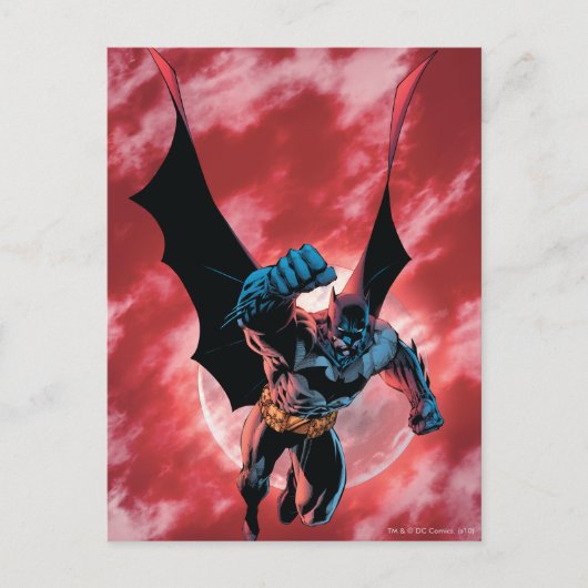 Batman Firey Sky Postkarte (Vorderseite)
