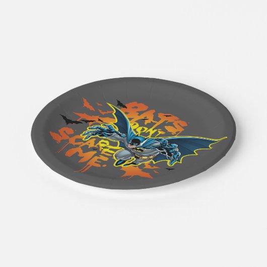 Batman | Fledermäuse kümmern sich nicht Pappteller (Schrägansicht)