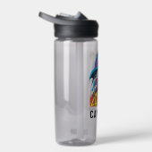 Batman Flies Thru die Nacht | Name hinzufügen Trinkflasche (Rechts)