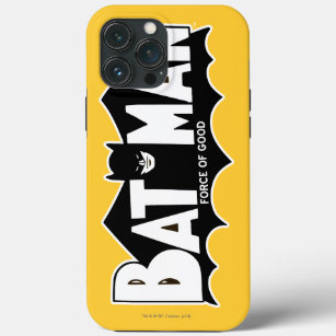 Batman   Force of Good 60er Logo iPhone 13 Pro Max Hülle