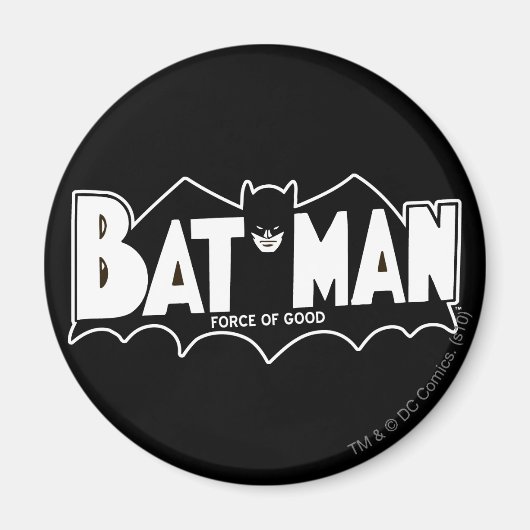Batman | Force of Good 60er Logo Magnet (Vorne)