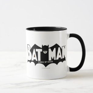 Batman   Force of Good 60er Logo Tasse