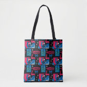 Batman | Frau Naughty oder Nice Pattern Tasche (Vorderseite)