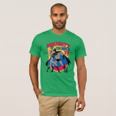 Batman | Frau unter Mistletoe naughty oder Nice T-Shirt (Vorne ganz)