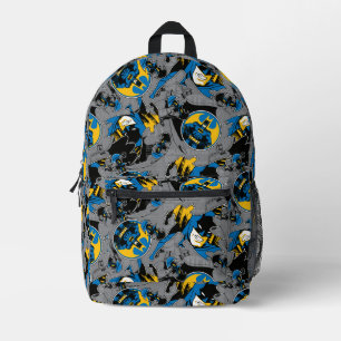 Batman Full Throttle Wurf Muster Bedruckter Rucksack