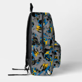 Batman Full Throttle Wurf Muster Bedruckter Rucksack (Links)