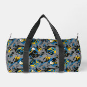 Batman Full Throttle Wurf Muster Duffle Bag (Rückseite)