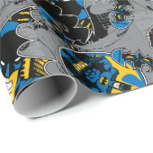 Batman Full Throttle Wurf Muster Geschenkpapier (Rolleneckpunkt)
