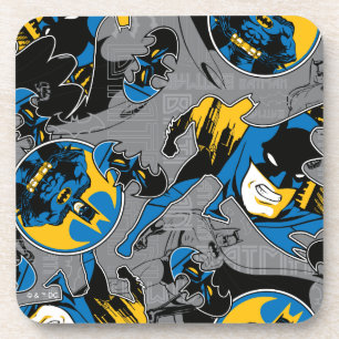 Batman Full Throttle Wurf Muster Getränkeuntersetzer
