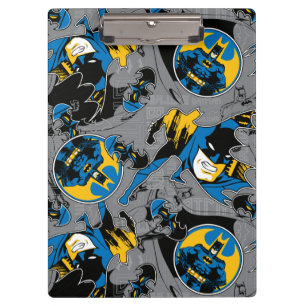 Batman Full Throttle Wurf Muster Klemmbrett