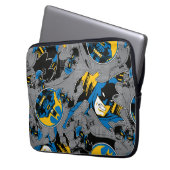 Batman Full Throttle Wurf Muster Laptopschutzhülle (Vorderseite Links)