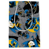 Batman Full Throttle Wurf Muster Mittlere Geschenktüte (Vorderseite)