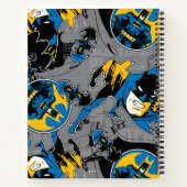 Batman Full Throttle Wurf Muster Notizblock (Rückseite)