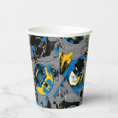 Batman Full Throttle Wurf Muster Pappbecher (Rechts)
