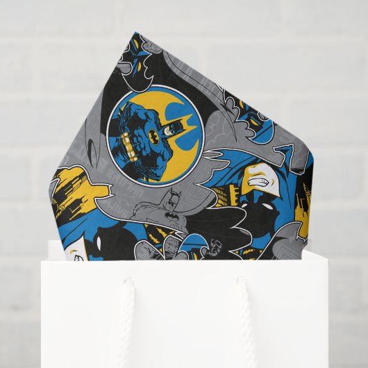 Batman Full Throttle Wurf Muster Seidenpapier (Geschenktüte)