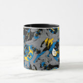 Batman Full Throttle Wurf Muster Tasse (Zentrum)