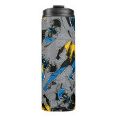 Batman Full Throttle Wurf Muster Thermosbecher (Vorderseite)