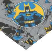 Batman Full Throttle Wurf Muster Tischdecke (Schrägansicht)