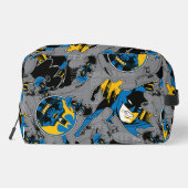 Batman Full Throttle Wurf Muster Waschbeutel (Rückseite)