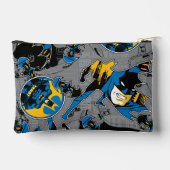 Batman Full Throttle Wurf Muster Zubehörtasche (Rückseite)